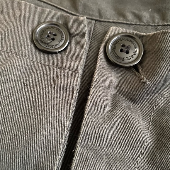 VINTAGE VIVIENNE WESTWOOD ANGLOMANIA BUTTON PENCIL SKIRT - Picture 4 of 7